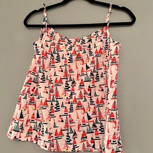 Colorful Regatta Patterned Women's Top